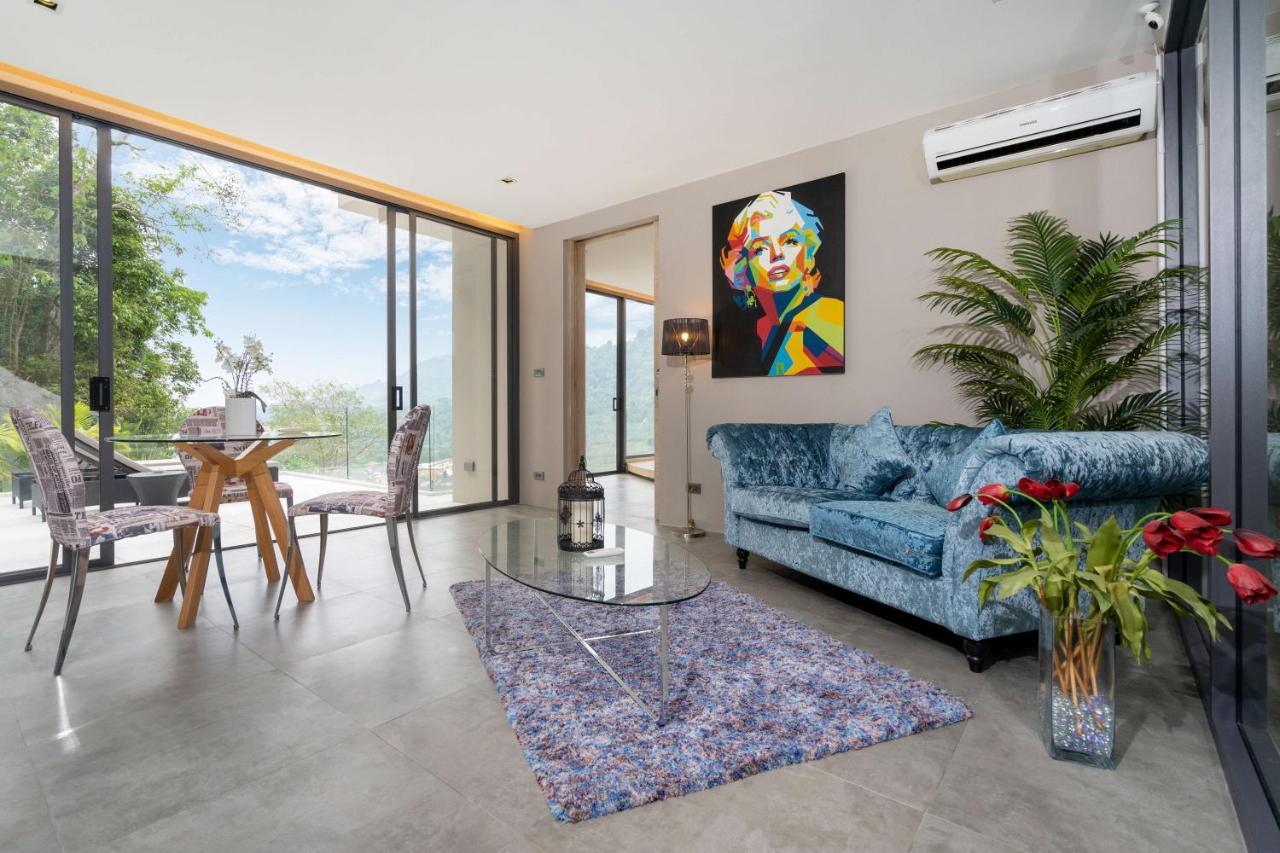 Serenity And Modern Art - Open Hill View 3Br Natural Park Villa 1 Kamala Beach Exterior foto