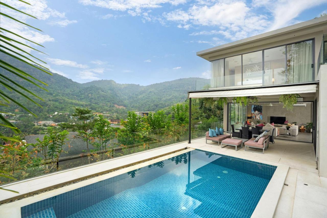 Serenity And Modern Art - Open Hill View 3Br Natural Park Villa 1 Kamala Beach Exterior foto