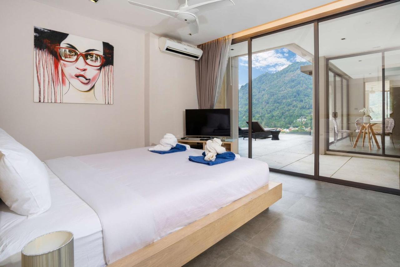 Serenity And Modern Art - Open Hill View 3Br Natural Park Villa 1 Kamala Beach Exterior foto